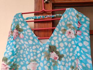 Sky Blue Dress  👗 Made In China