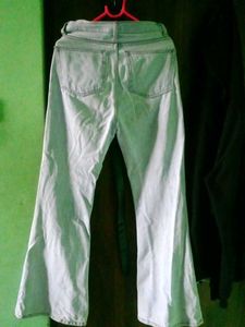 Light Wash Flared Denim Jeans