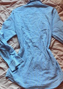 Blue Striped Women’s Casual Shirt