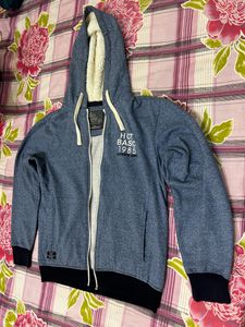 Hot Basic Hooded Sweater Size L