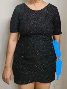 Sparkling Black Party Dress