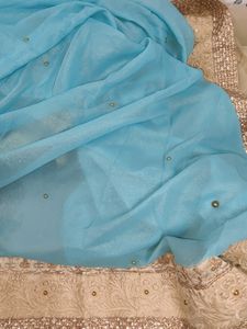 Heavy Work Embroidery And Pearl Wor
