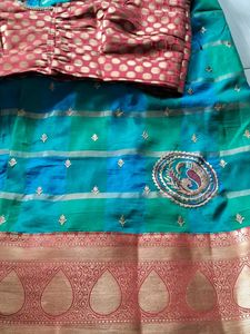 Beautiful Saree with Embellished Blouse
