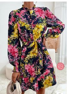 Floral Print Mini Dress