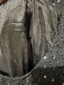 Sparkly Black indow western suit
