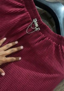 Elegant Maroon Dress