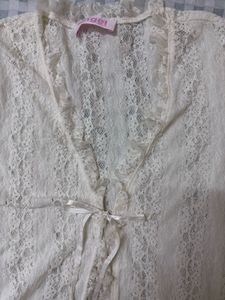 Elegant Lace Kimono Style Blouse