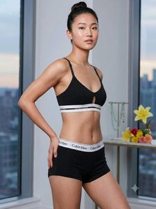 Calvin Klein Black Logo Briefs with victoria bra