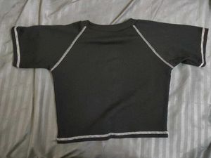 Blackhopecurse Graphic Print Crop Top