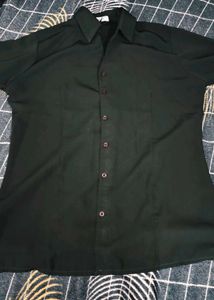 Classic Dark Green Button-Up Shirt