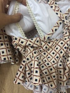 Geometric Print swim Set