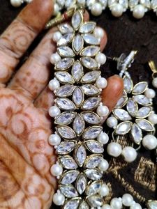 Elegant Pearl Necklace Combo Set