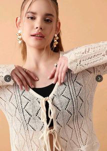 STREET 9 Boho Crochet Knit Co-ord Set