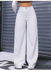 White Wide Leg Jeans