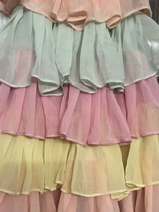 Colorful Ruffle Dress