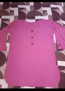 Pink Short Kurti