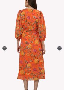 Floral Print Midi Dress( no lace)
