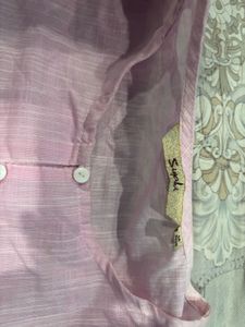 Pink Lace Detail Cotton top 🎀