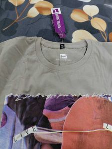 Graphic Print T-Shirt and Camo Shorts Set