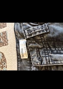 BERSHKA Cargo Jeans with Straps