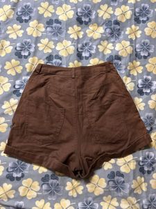 Brown Cargo Shorts