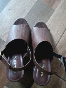 Westside Formal Heel Shoes Leather Size 36 With 3"