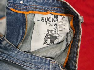 Buckaroo Men’s Rugged Light Blue Jeans – Waist 32