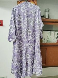 177.Floral Print jacket Kurti