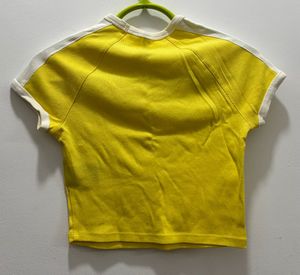 H&amp;M Typographic Cropped Tshirt