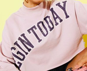 Cute Light Pink Sweatshirt