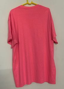 Imported Unisex Neon Pink Oversized T-Shirt
