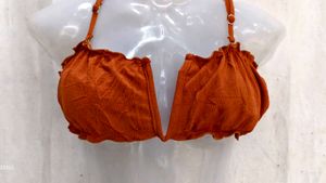 Chic Ruffled Bikini Top