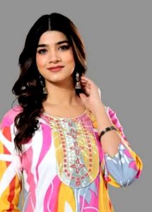 Vibrant Printed Kurta Set