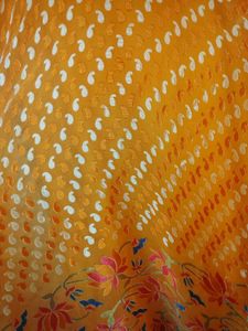 Vibrant Orange Anarkali Dress
