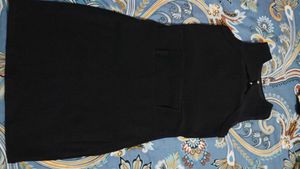 Simple Black Short Dress