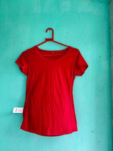 Classic Red Women's top for workout