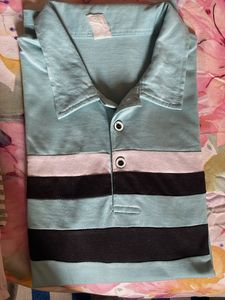 Men's Striped Polo Shirt