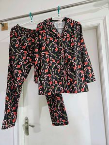 Festive Candy Cane Pajama Set