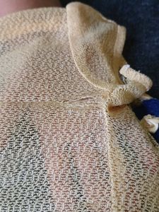 Blue Frock With  Shrug