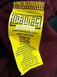 Maroon T-Shirt For Men's