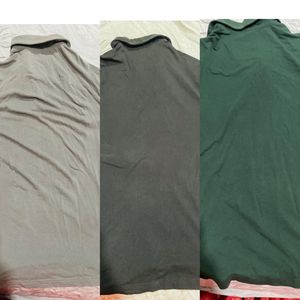 combo of 3 Men's H&amp;M Polo Shirts darkgreen grey an