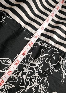 Black N White Kaftan Top