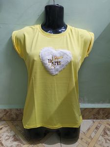 💛Heart Shape Design Tshirt For Girls