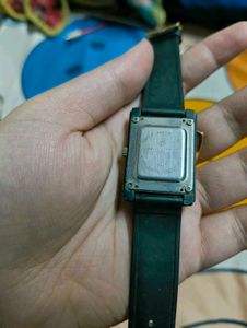 Stylish Rectangular Dial Watch