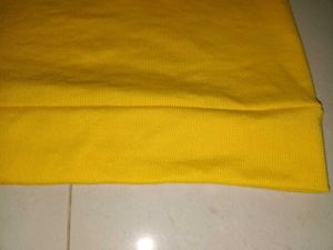 Yellow Long Sleeve Turtle neck Top