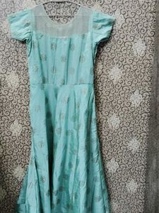 Elegant Teal Anarkali Suit