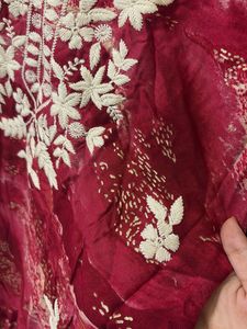 sangria embroidered kurta