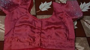 Stunning Pink Embellished Blouse