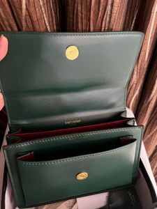 YSL Green Chain Shoulder Bag