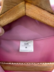 Chic Pink Cropped Blazer &amp; Pants Set